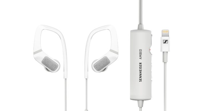 Ambeo Smart Surround Earbuds, Sennheiser Ambeo Smart Surround Earbuds, Sennheiser Binaural Sound Recording Earbuds, Sennheiser 3D Audio Capturing, Ambeo Smart Surround Earbuds Availability, Sennheiser New Earbuds, Sennheiser CES 2017