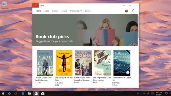 Windows 10 Books Store